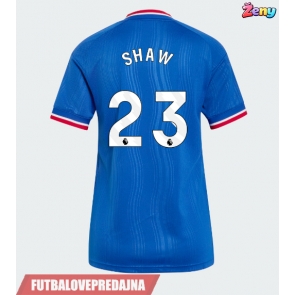 Lacne Ženy Futbalové dres Manchester United Luke Shaw #23 2026-27 Krátky Rukáv - Preč